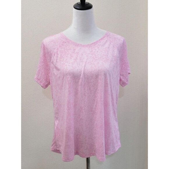 Tek Gear Essentials Set of 2 Athletic Tops Pink & Blue Lightweight NWT Size L - Picture 3 of 7